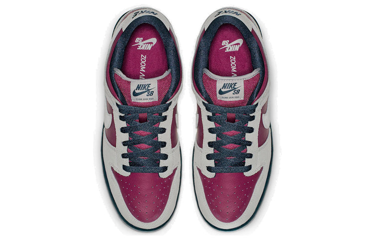 Nike Dunk Low SB Skateboard 'True Berry' Atmosphere Grey/True Berry-Obsidian-Atmosphere Grey BQ6817-001 sneakmarks