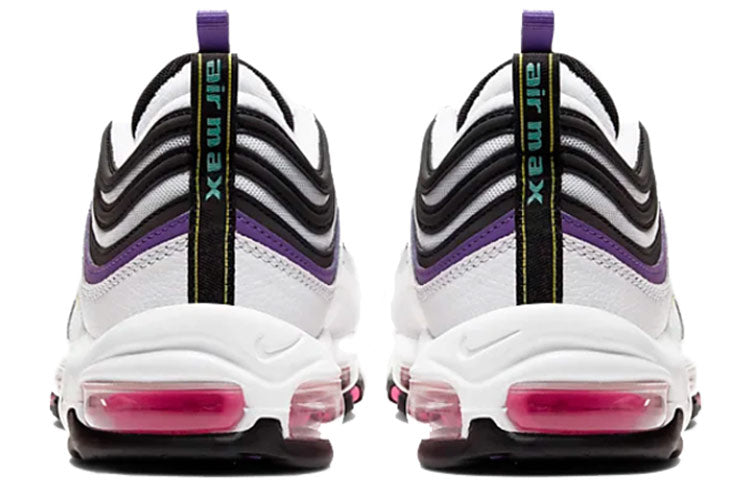 Nike Air Max 97 White Dynamic Yellow Violet 921826-106 KICKSOVER