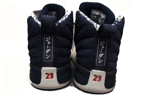 Air Jordan 12 Retro PS 'International Flight' College Navy/Sail-University Red BV8018-445