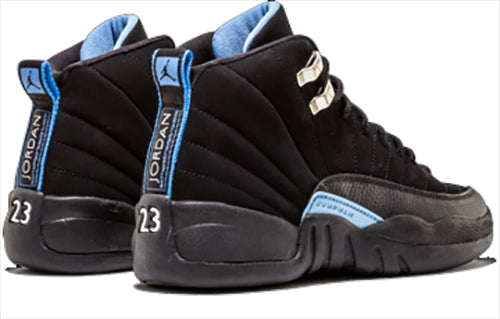 Air Jordan 12 Retro'Nubuck' GS Black/White-University Blue 153265-018