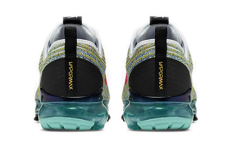 Nike Air VaporMax Flyknit 3 GS 'White Crimson Turqoise' White/Flash Crimson/Hyper Turqoise/Black BQ5238-104 KICKSOVER