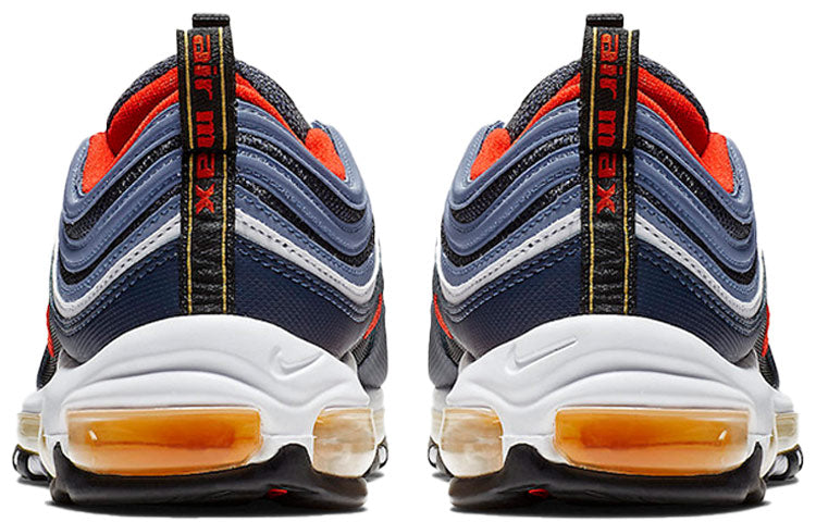 Nike Air Max 97 Midnight Navy Habanero Red 921826-403 KICKSOVER