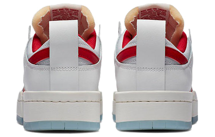 Nike Womens WMNS Dunk Low Disrupt Summit White Gym Red CK6654-101 sneakmarks