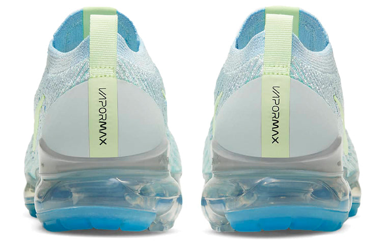 Nike Womens Air VaporMax 3 'Pure Platinum Baltic Blue' Pure Platinum/Baltic Blue/Metallic Silver/Barely Volt DC2051-001 KICKSOVER