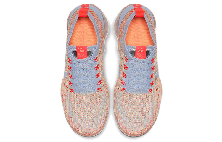 Nike Womens Air VaporMax Flyknit 3 'Blue Orange' Hydrogen Blue/Orange Pulse/Red Orbit/Hydrogen Blue AJ6910-400 KICKSOVER