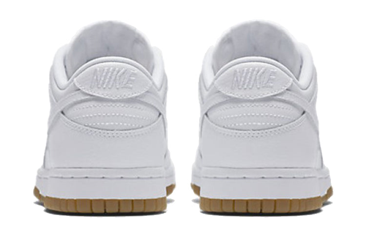 Nike Womens WMNS Dunk Low 'White Gum' White/Pure Platinum/Gum Light Brown/White 311369-100 sneakmarks