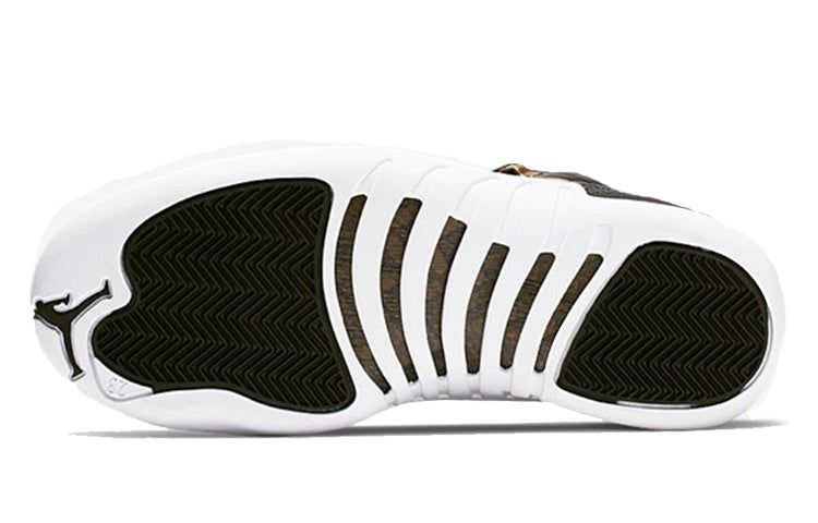 Womens WMNS Air Jordan 12 Retro Black Metallic Gold AO6068-007