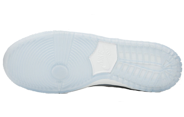 Nike SB Skateboard Zoom Dunk Low PRO WOLF GREY/SUMMIT White-CLEAR 854866-011 sneakmarks