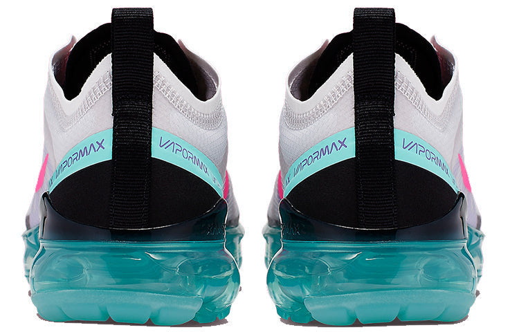 Nike Womens Air VaporMax 2019 'South Beach' Platinum Tint/Pink Blast-Aurora Green AR6632-005 KICKSOVER