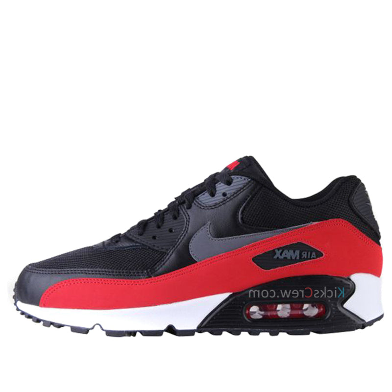 Nike Air Max 90 Essential Black Grey University Red 537384-062 KICKSOVER