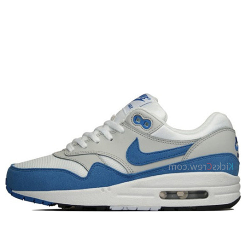 Nike Air Max 1 GS White Versity Blue Grey 555766-100 KICKSOVER