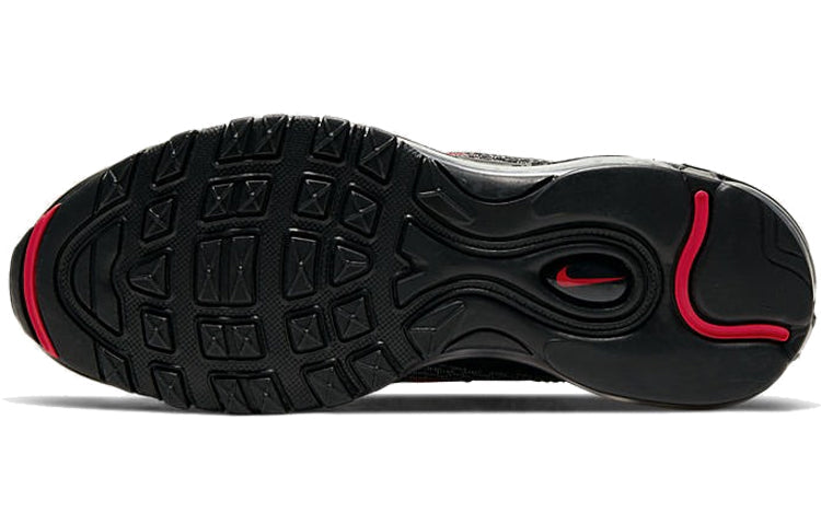 Nike Womens Air Max 97 'Valentine's Day' Black/Metallic Silver/University Red CU9990-001 KICKSOVER