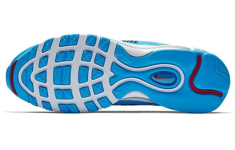 Nike Air Max 97 SE GS 'Blue Hero' Blue Hero/Black-Varsity Red-White AV3180-400 sneakmarks