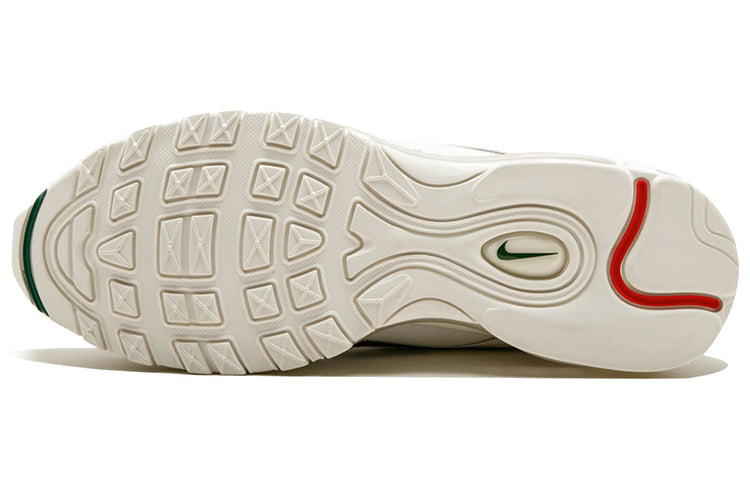 Nike Undefeated x Air Max 97 OG 'Sail' Sail/White-Gorge Green-Speed Red AJ1986-100 KICKSOVER