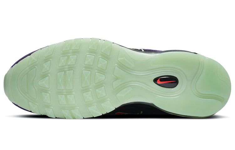 Nike Air Max 97 'Halloween Slime' Black/Flash Crimson/Court Purple DC1500-001 KICKSOVER