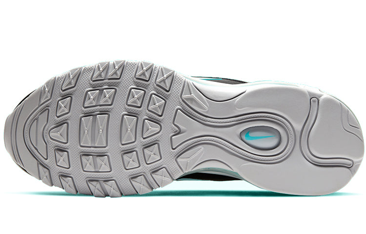 Nike Womens Air Max 97 'Platinum Aurora Green' Pure Platinum/Aurora Green/Black/White 921733-065 KICKSOVER