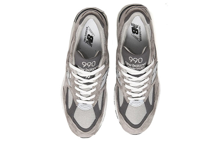New Balance 990v2 'Grey White' Grey/White M990GR2 KICKSOVER
