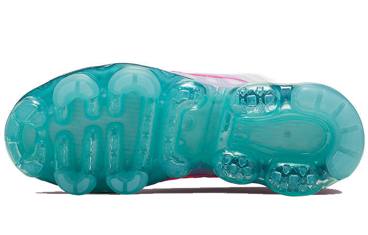 Nike Womens Air VaporMax 2019 'South Beach' Platinum Tint/Pink Blast-Aurora Green AR6632-005 KICKSOVER