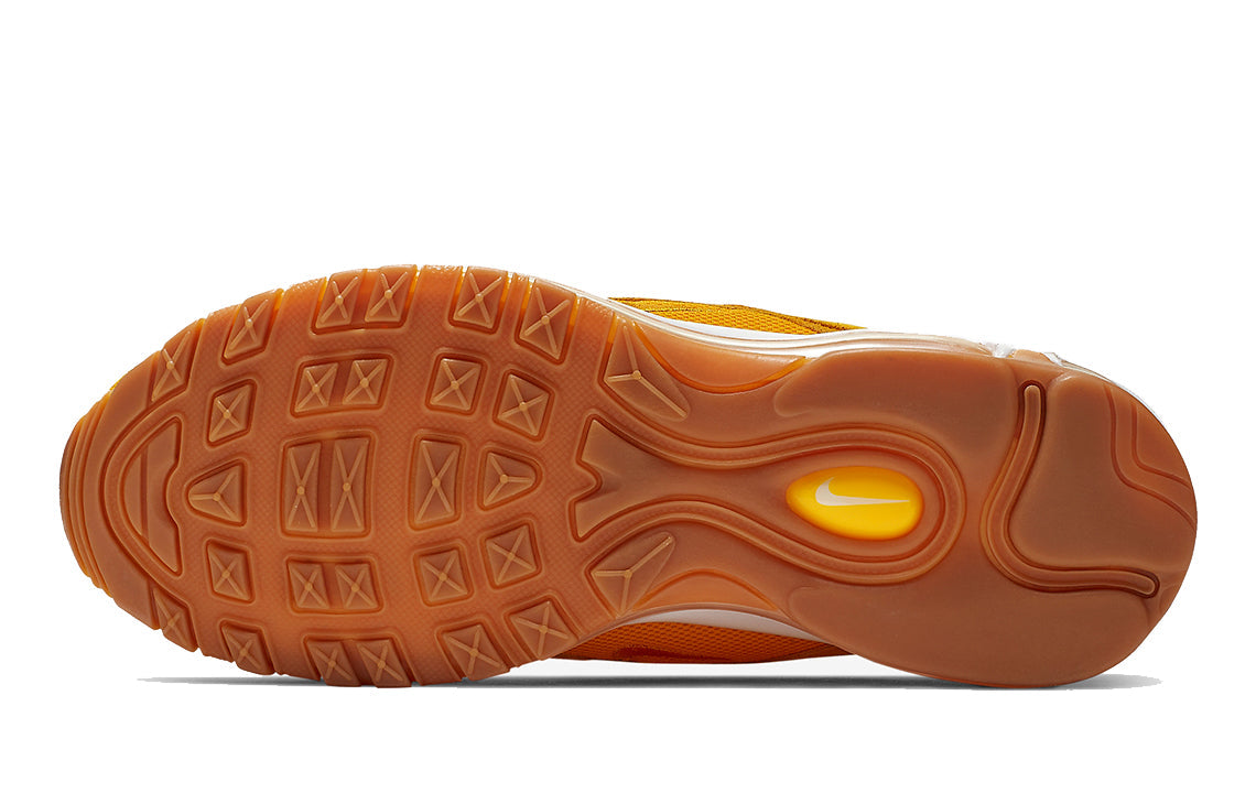 Nike Womens Air Max 97 'Canyon Gold' University Gold/Canyon Gold-Laser Orange-Gum 917646-700 KICKSOVER