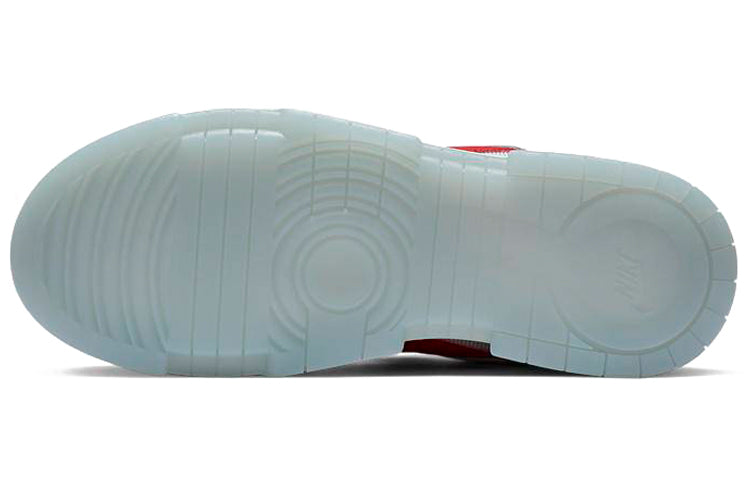 Nike Womens WMNS Dunk Low Disrupt Summit White Gym Red CK6654-101 sneakmarks