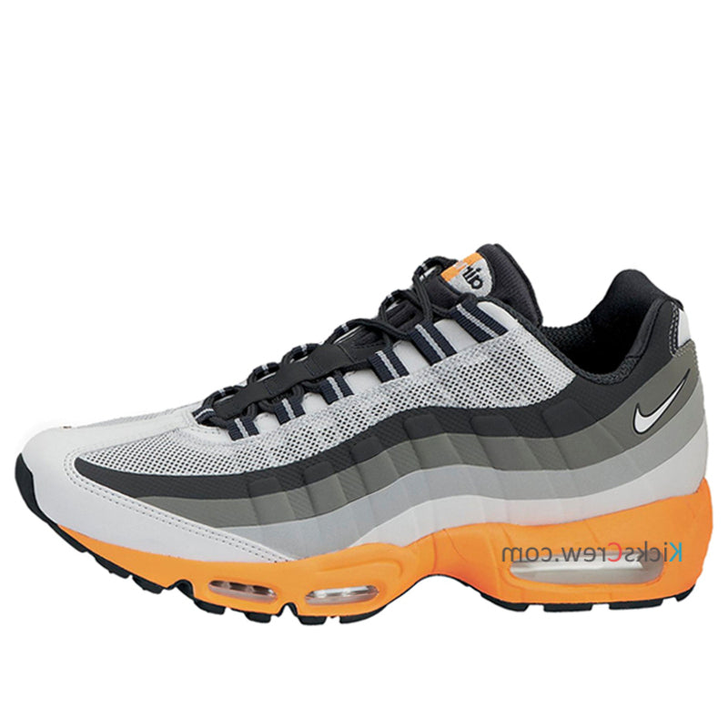 Nike Air Max 95 No Sew Light Grey Laser Orange 616190-008 sneakmarks