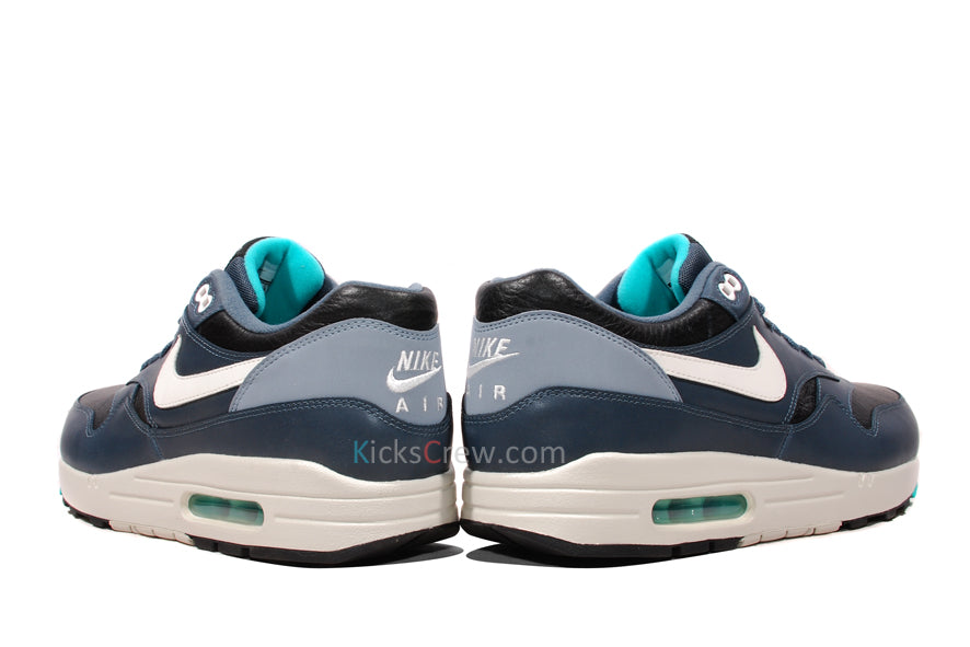 Nike Air Max 1 LTR Black Magnet Grey 654466-002 KICKSOVER