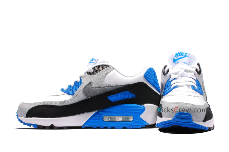Nike Air Max 90 LTR Leather GS White Photo Blue 724821-101 KICKSOVER