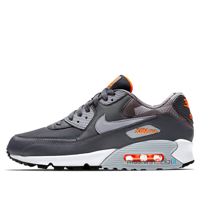 Air Max 90 Print Dark Grey Total Orange 749817-018 KICKSOVER