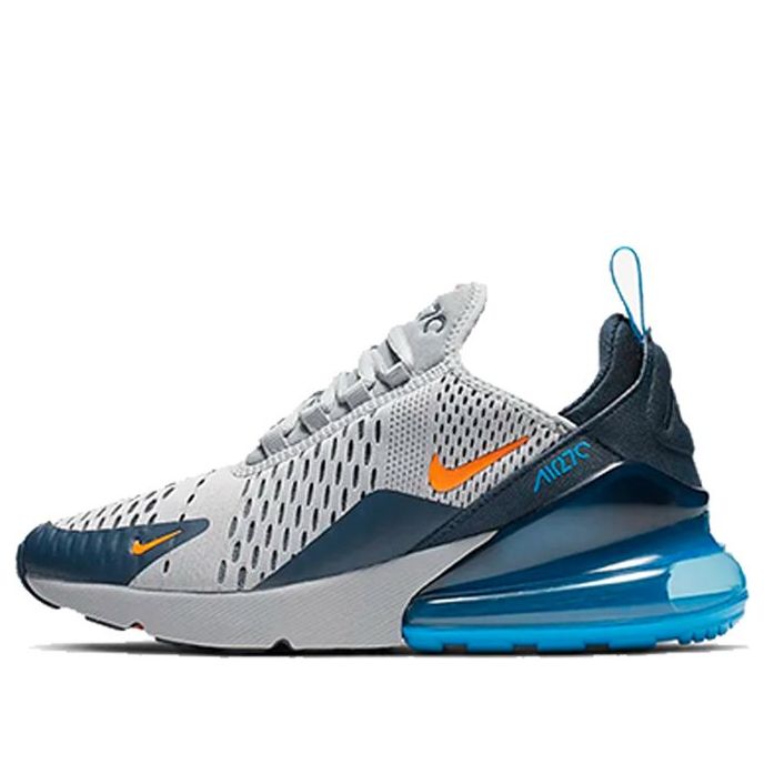 Nike Air Max 270'Wolf Grey Photo Blue' GS Wolf Grey/Midnight Navy-Photo Blue 943345-015 KICKSOVER