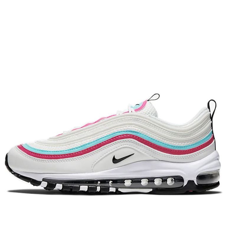 Nike Womens Air Max 97 White Pink Aurora Green CT6806-116 KICKSOVER