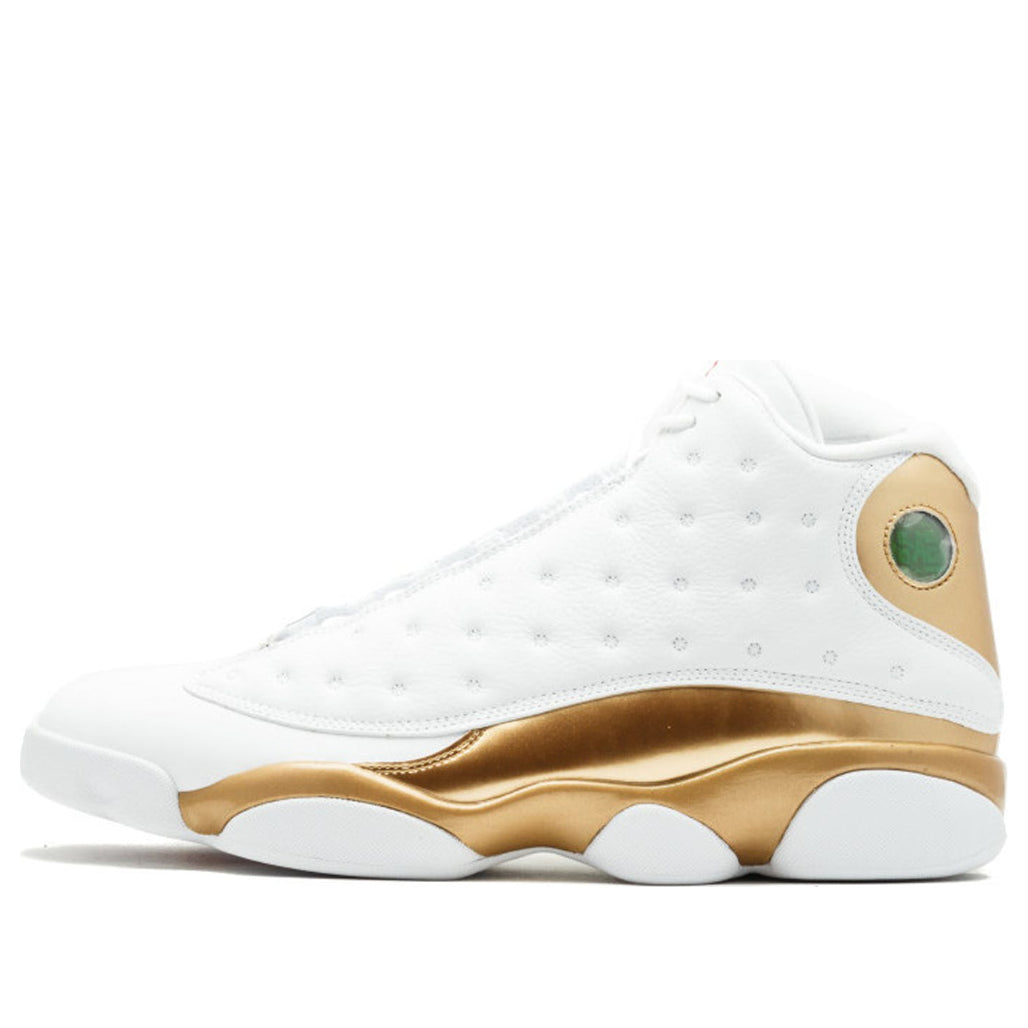 Air Jordan 13 Retro White/VARSITY Red-METALLIC GOLD-Black 414571-135