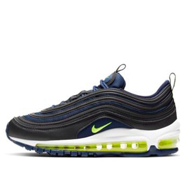 Air Max 97 GS 'Midnight Navy Lemon' Black/Midnight Navy/White/Lemon Venom 921522-018 KICKSOVER