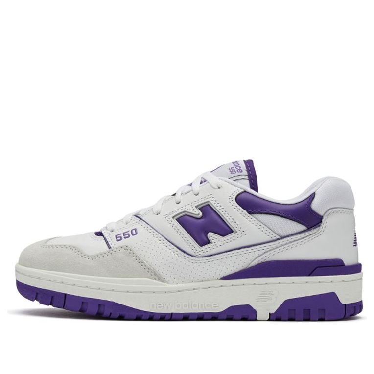 New Balance 550 White Purple BB550WR1 KICKSOVER