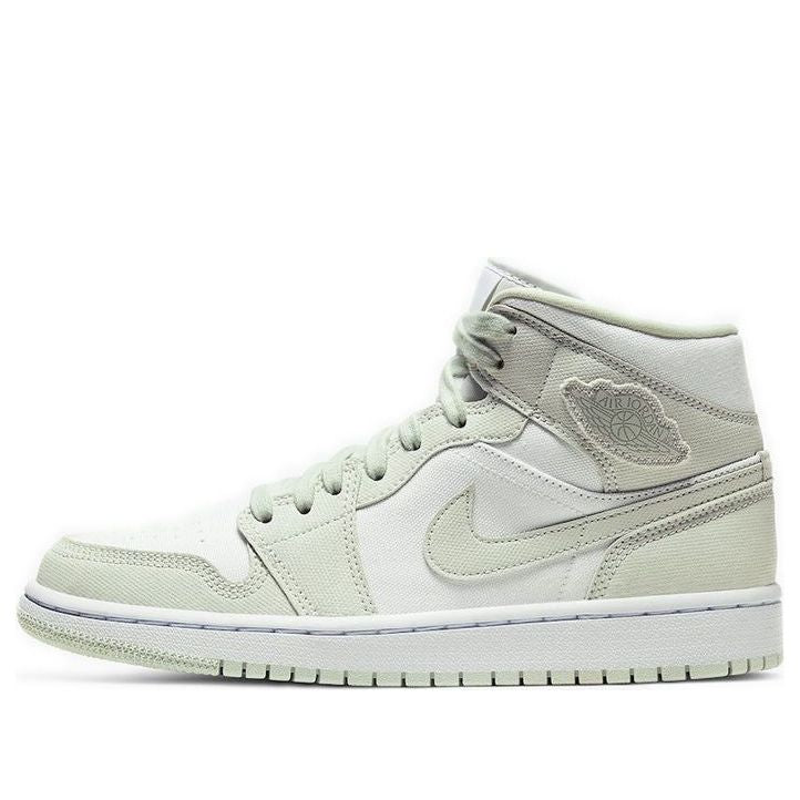 Womens WMNS Air Jordan 1 Mid 'Spruce Aura' White/Spruce Aura CV5280-10 â TELATAPA