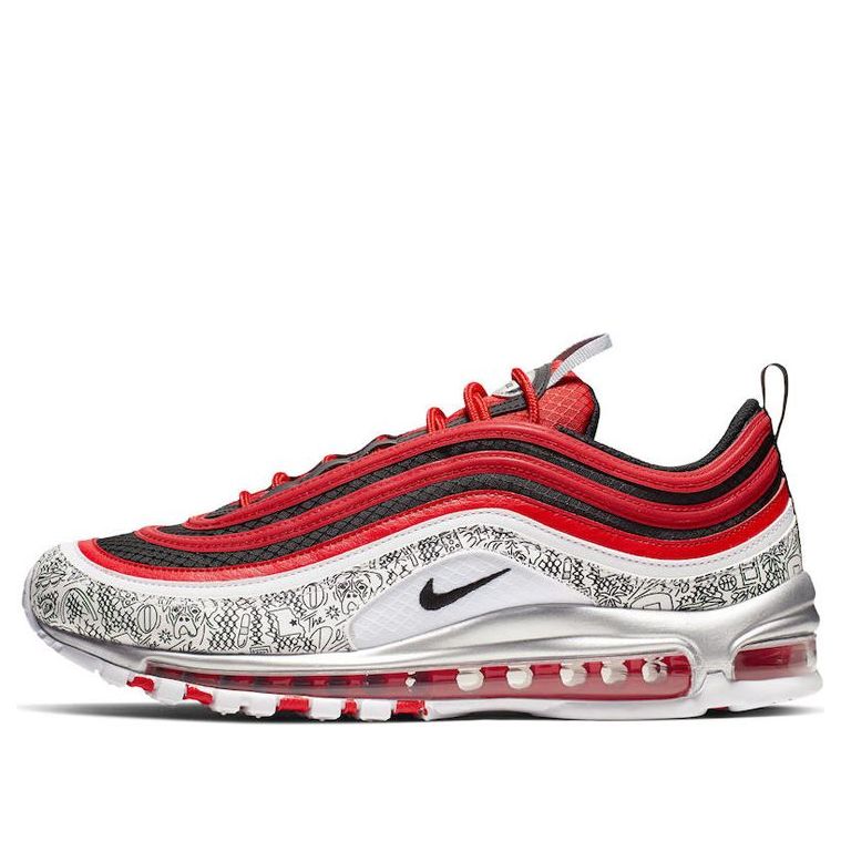 Nike Jayson Tatum x Air Max 97 'Saint Louis Roots' University Red/Black-White CJ9780-600 KICKSOVER