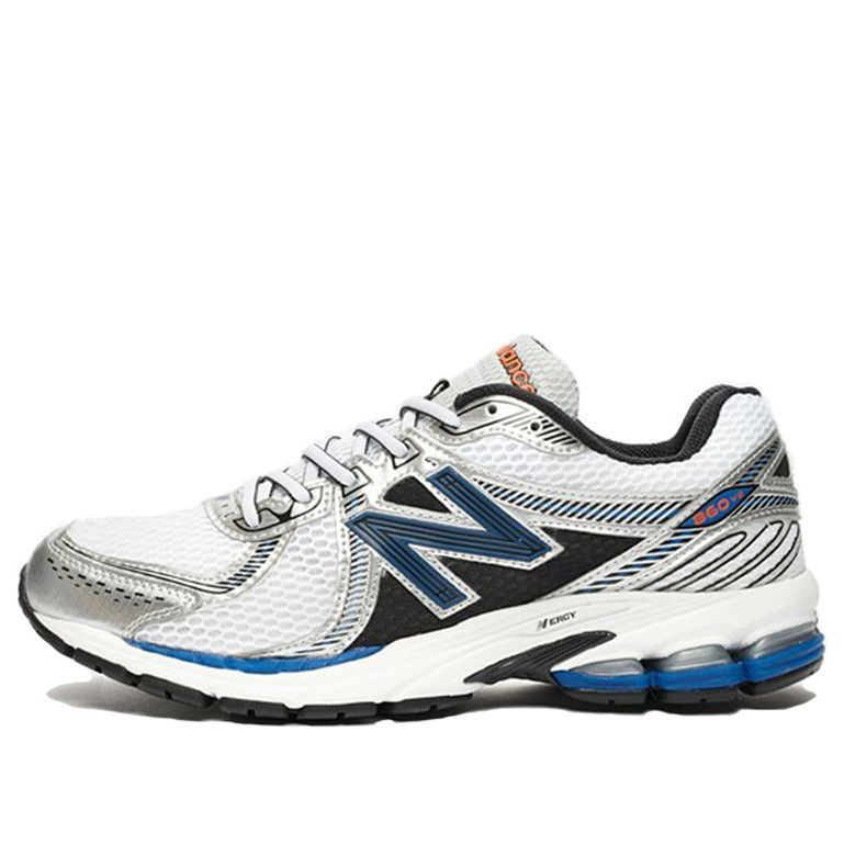 New Balance 860v2 OG 'White Silver' White/Metallic Silver/Blue ML860XB KICKSOVER