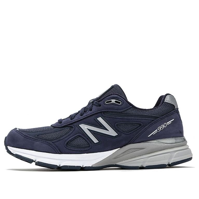 New Balance 990v4 'Navy' Navy/Silver M990IN4 KICKSOVER