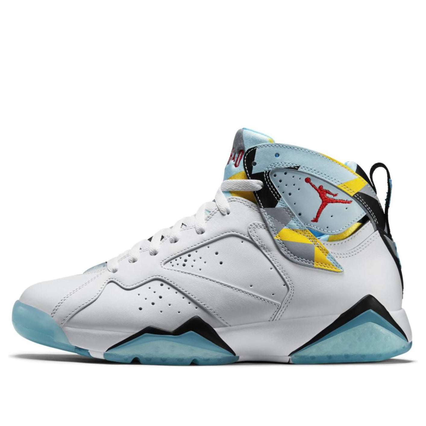 Air Jordan 7 Retro 'N7' White/Ice Cube Blue-Dark Turquoise-Black 744804-144