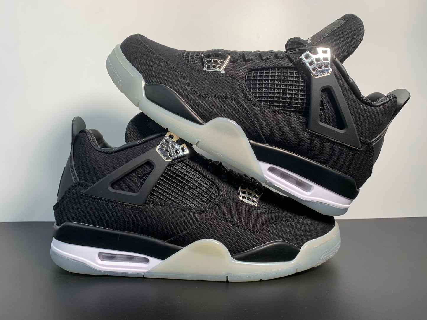 Air Jordan 4 Black White Eminem Carhartt