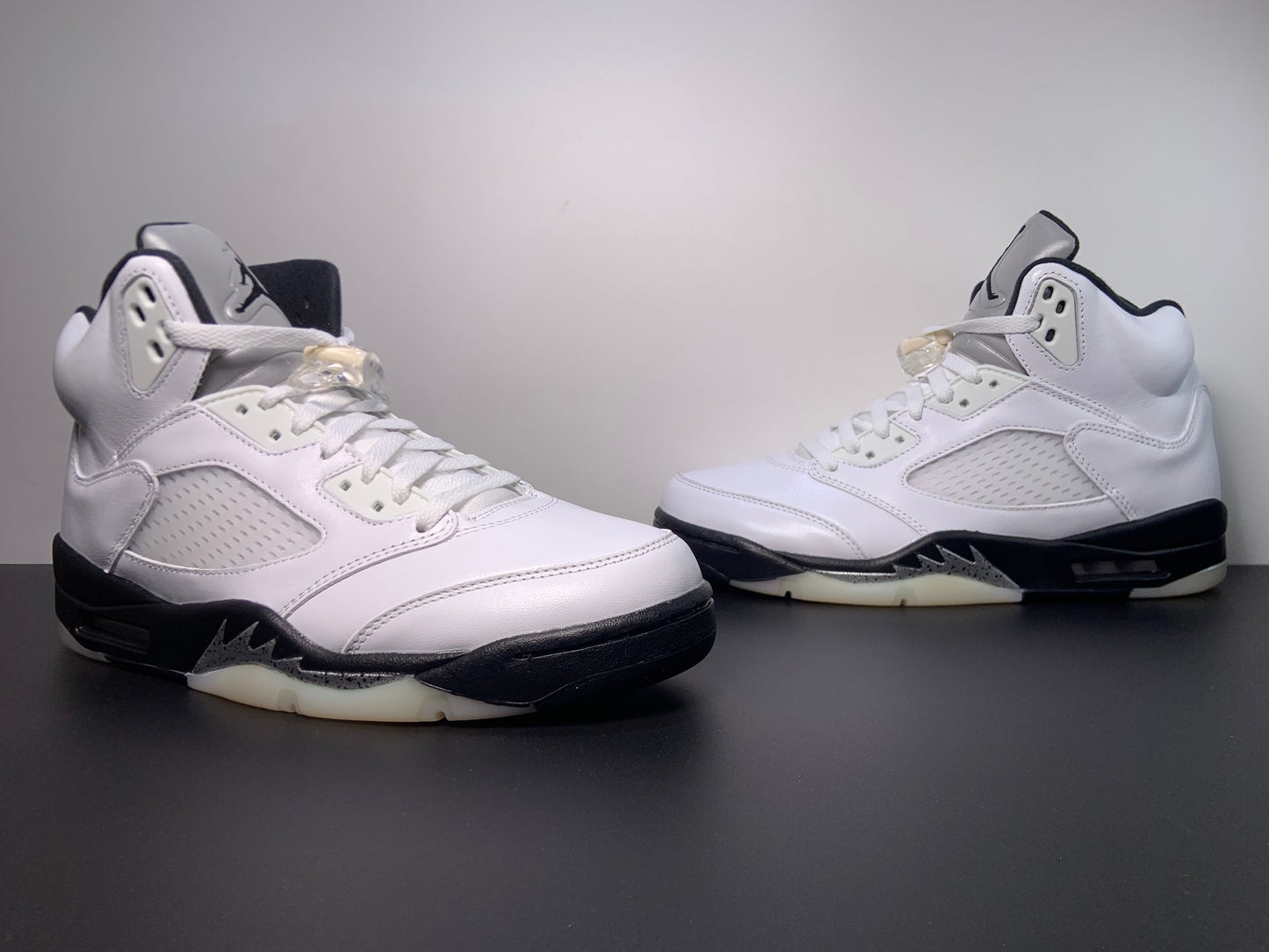 Air Jordan 5 White Black-Sail-Metallic Silver DD0587-110