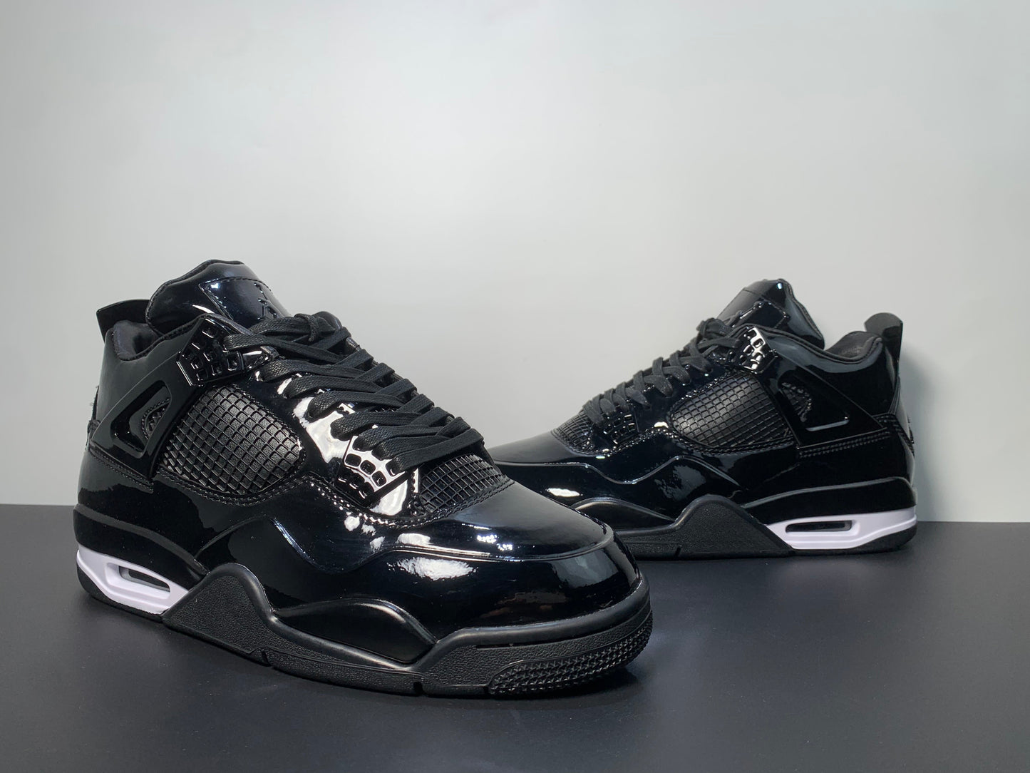 Air Jordan 4  11Lab4 Black Patent