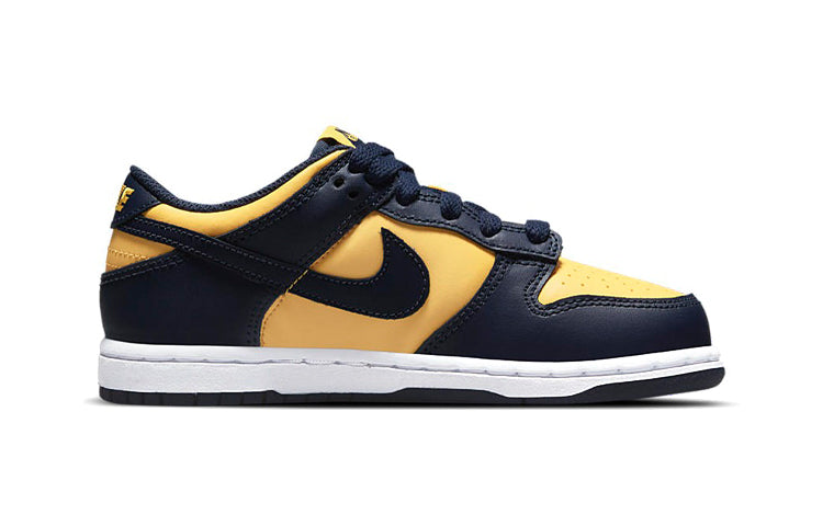 Nike Dunk Low PS 'Michigan' 2021 Varsity Maize/Midnight Navy/White CW1588-700 sneakmarks