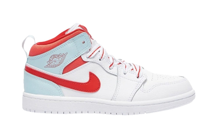 Air Jordan 1 Mid PS 'Topaz Mist' White/Topaz Mist/Ember Glow/Universit â TELATAPA