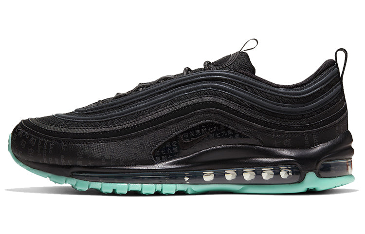 Nike Air Max 97 'Matrix' Black/Black/Green Glow 921826-017 KICKSOVER