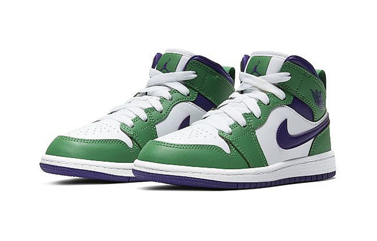 Air Jordan 1 Mid PS 'Hulk' Aloe Verde/Court Purple/White 640734-300