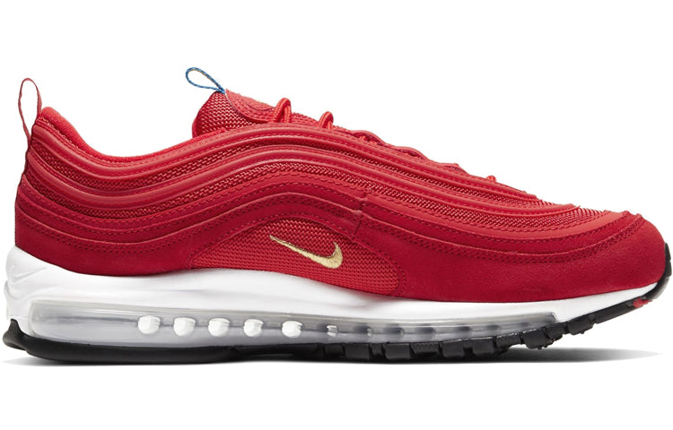 Nike Air Max 97 QS 'Olympic Rings - Red' Challenge Red/Metallic Gold CI3708-600 KICKSOVER