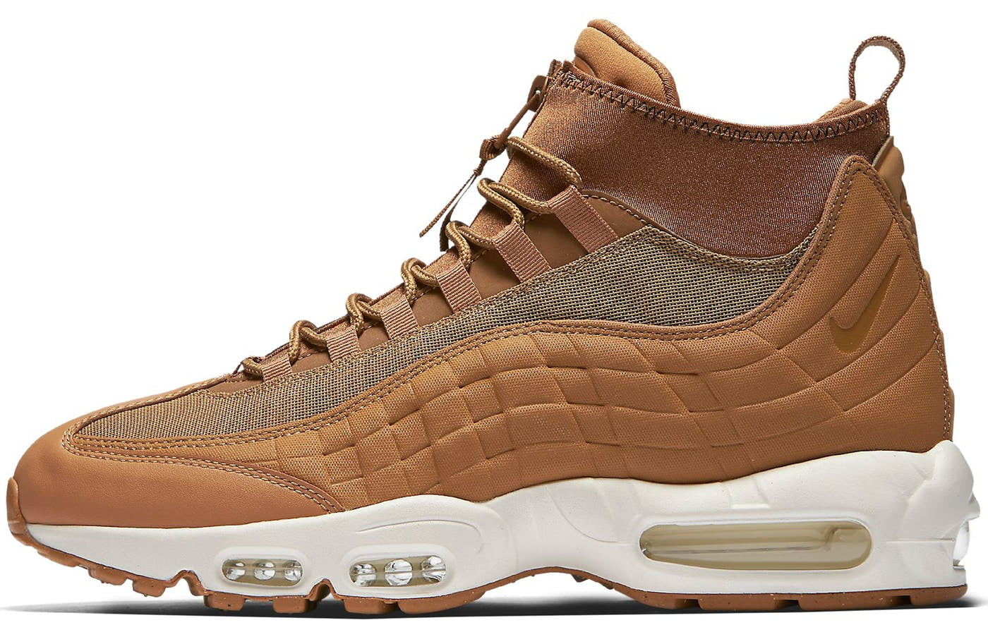 Nike Air Max 95 SNEAKERBOOT FLAX/FLAX-ALE BROWN-SAIL 806809-201 sneakmarks