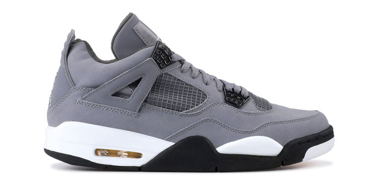 Air Jordan 4 Retro 'Cool Grey' 2004 Cool Grey/Chrome-Dark Charcoal-Varsity Maize 308497-001