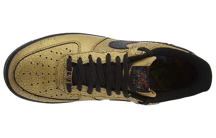 Nike Air Force 1 Low 'Caribana Festival' Metallic Gold/Black-Black-Red Orbit AV3219-700 KICKSOVER