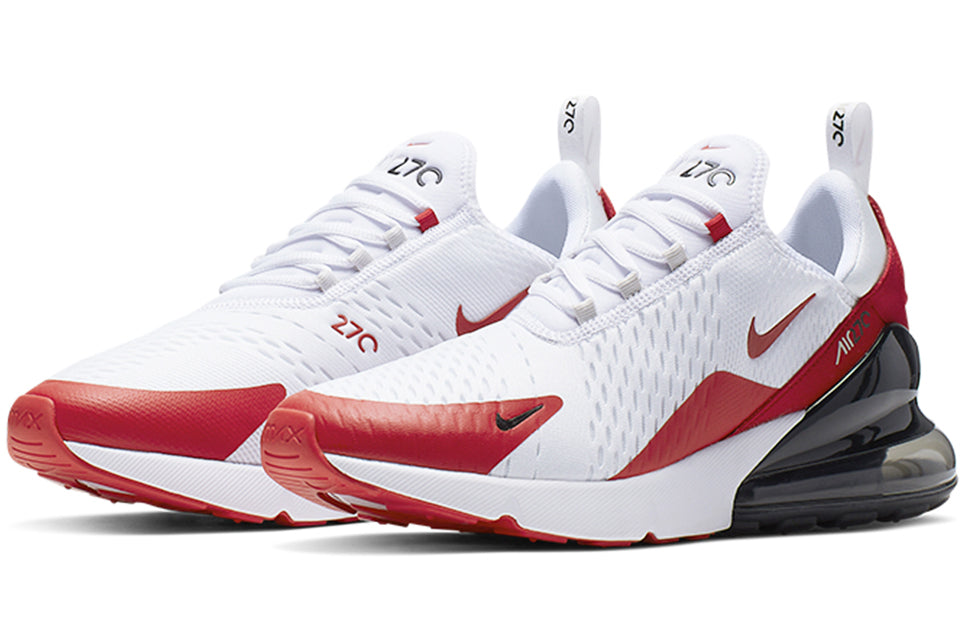 Nike Air Max 270 'White University Red' White/Anthracite-Cool Grey-University Red CJ0550-100 KICKSOVER